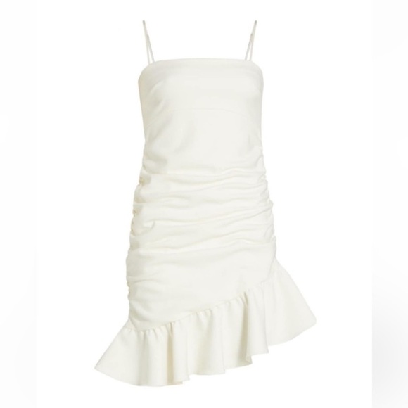 NWT Cinq a Sept Lilith Ruched Mini Dress - Picture 8 of 9